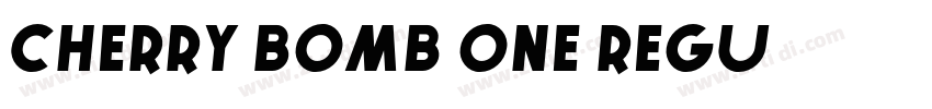 Cherry Bomb One Regu字体转换